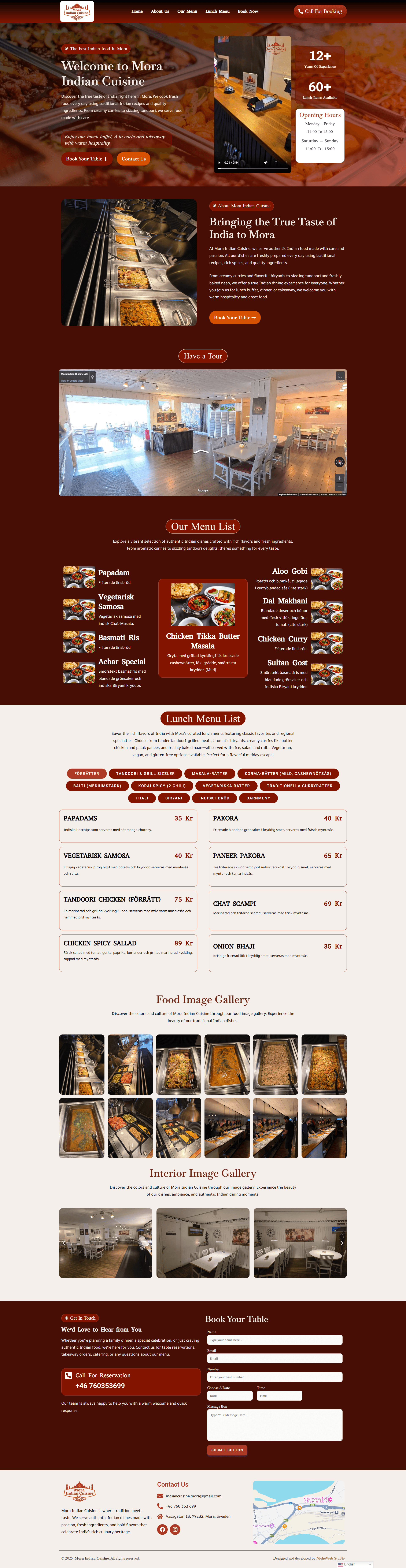 Restaurant Website