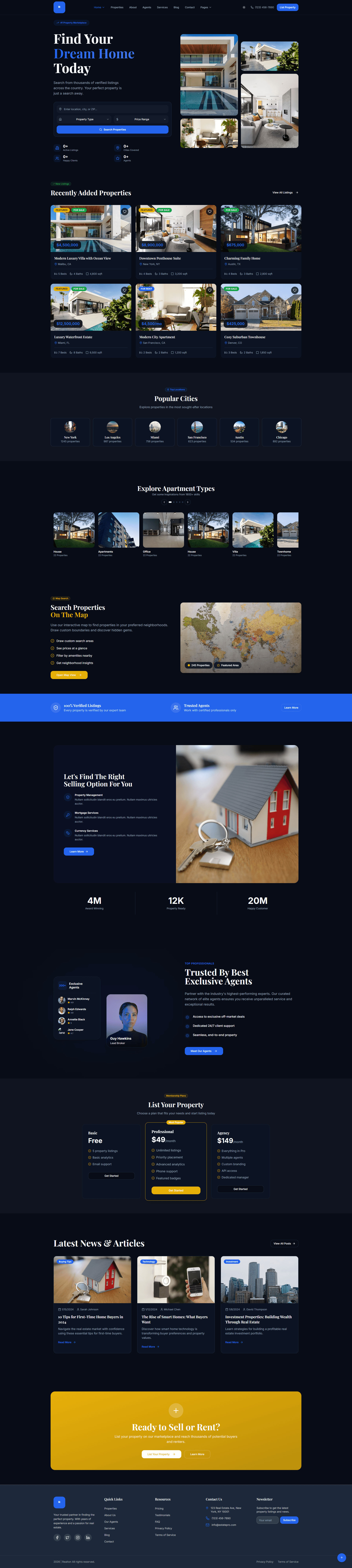 Real Estate Website